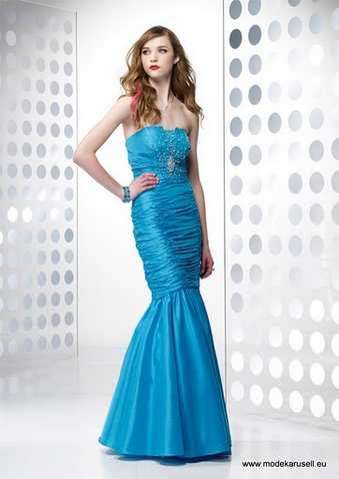 Cocktailkleid / Abendkleid Lang,Türkis,Gr.34-Gr.56 von modekarusell
